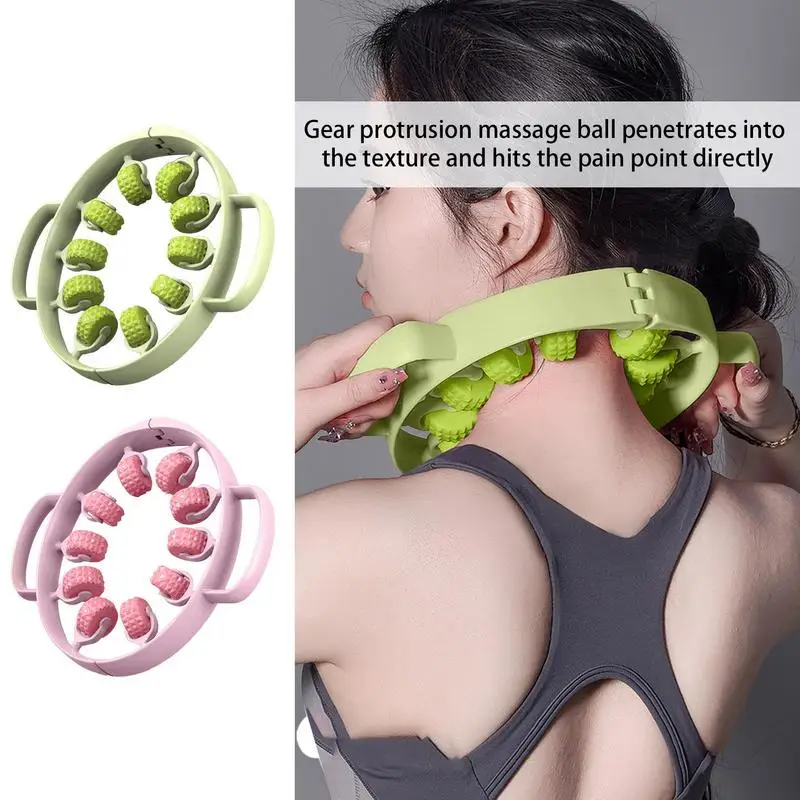 

Double Up Roller Self Massage Tools Muscle Roller For Sports Recovery Circle Design Deep And Effective Massage For Legs Back Arm