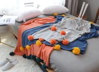 yaapeet new arrival 100 cotton handmade high quality soft sofa bed knitted blanket for summer
