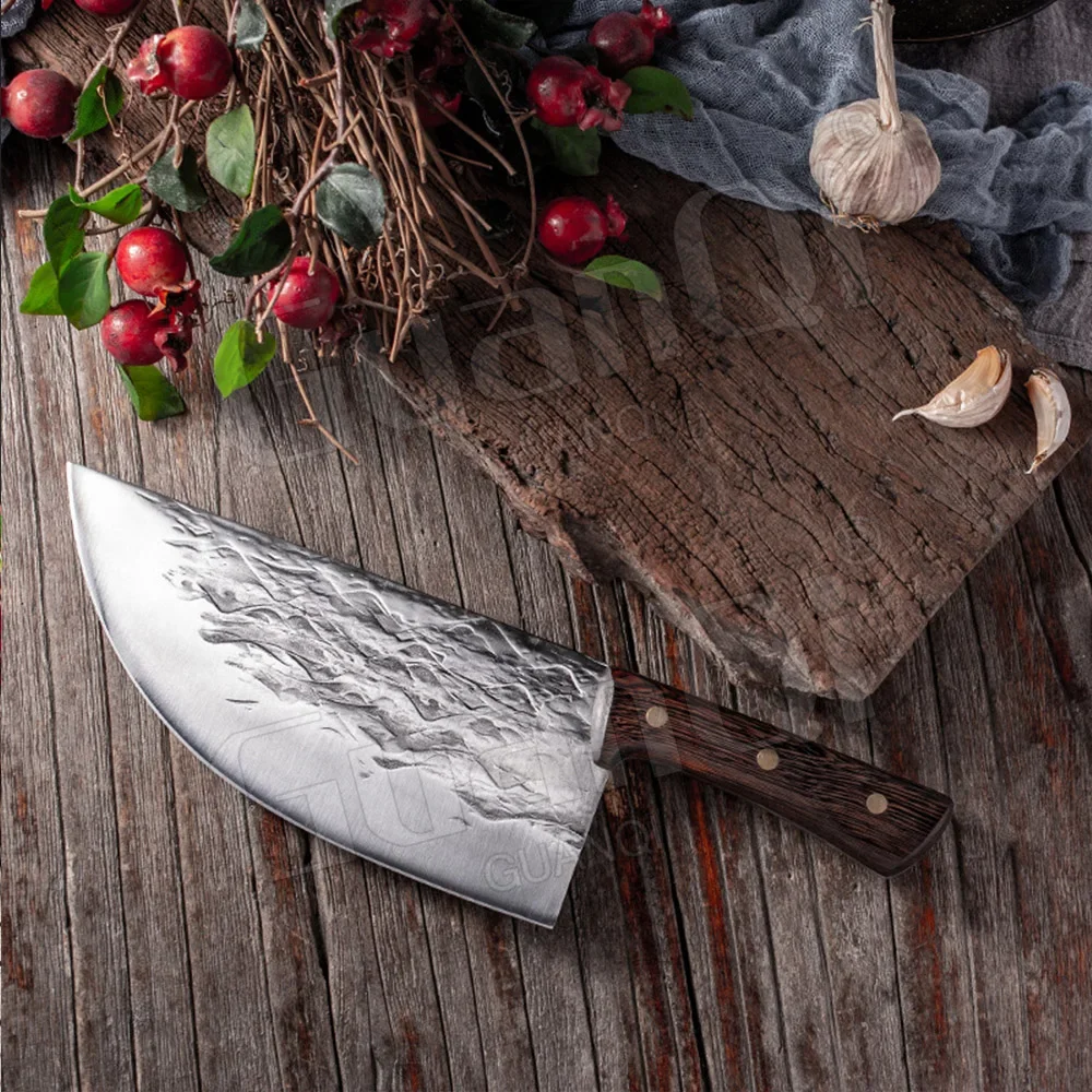 Нож для обвалки мясника Full-Tang нож резки свиньи говядины мяса овощей рыбалки