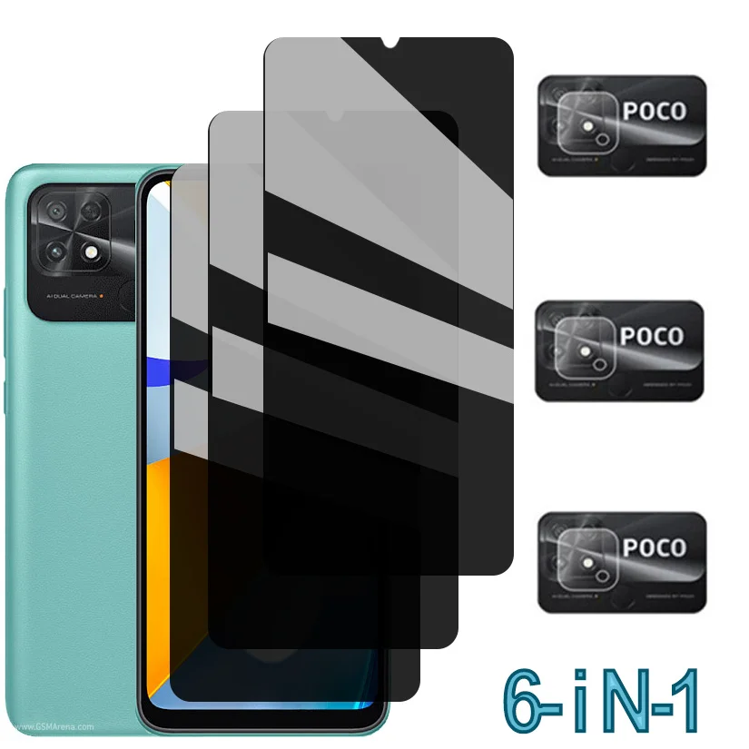 

Privacy Glass For Xiaomi Poco C40 Tempered Glass PocoC40 Film 9H Hard Anti-Spy Screen Protector Xiomi PocoC40 5G Poko-C40 220333QPG Prevent Peeping Smartphone Glasses Poco C40 2022 Glass