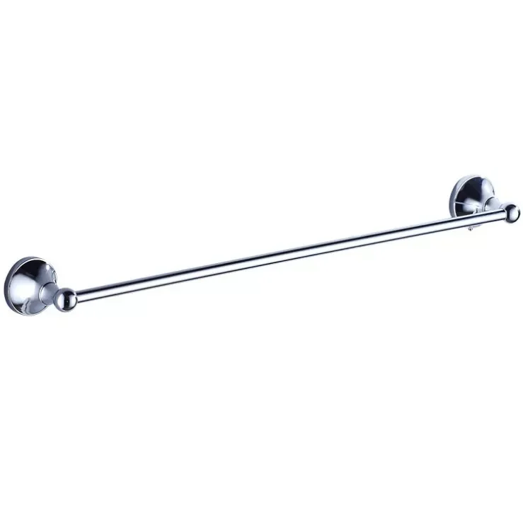 

2017 Bathroom Accessories Brass Material Chrome Finish Single Towel Bar Strong Towel Rack Bathroom Hardware Product
