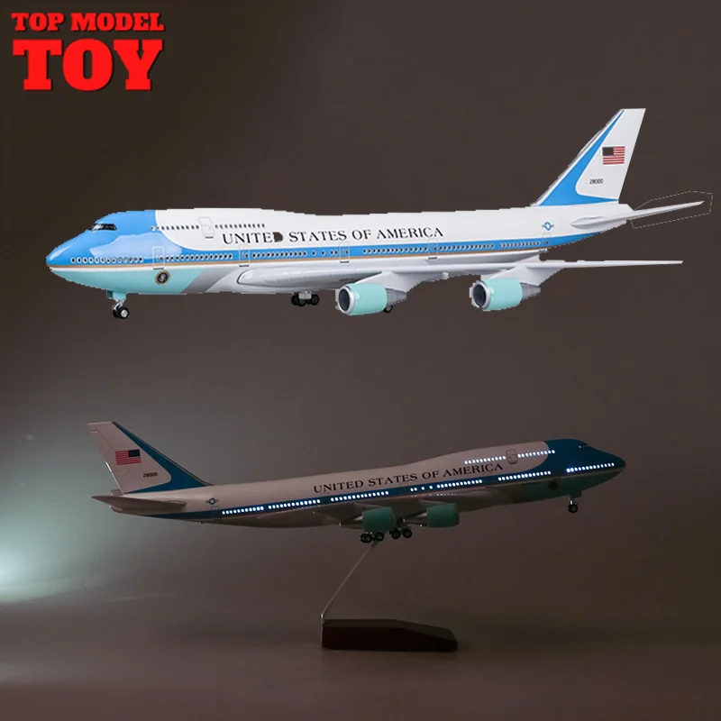 

1/150 Scale Air Force One 47 Airplane Aircraft Model Collections Diecast Toys for Kids Gift