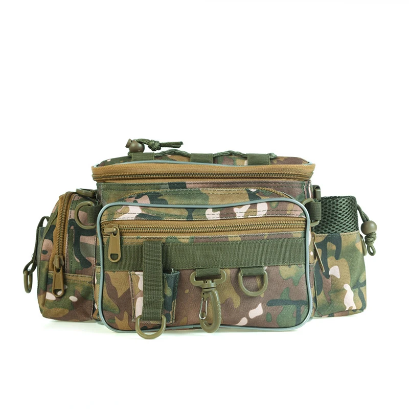 

Multifunctional Camouflage Fishing Reel Bag Pocket Fishing Tackle Pouch Case Outdoor Sports Fishing Accessories Bags