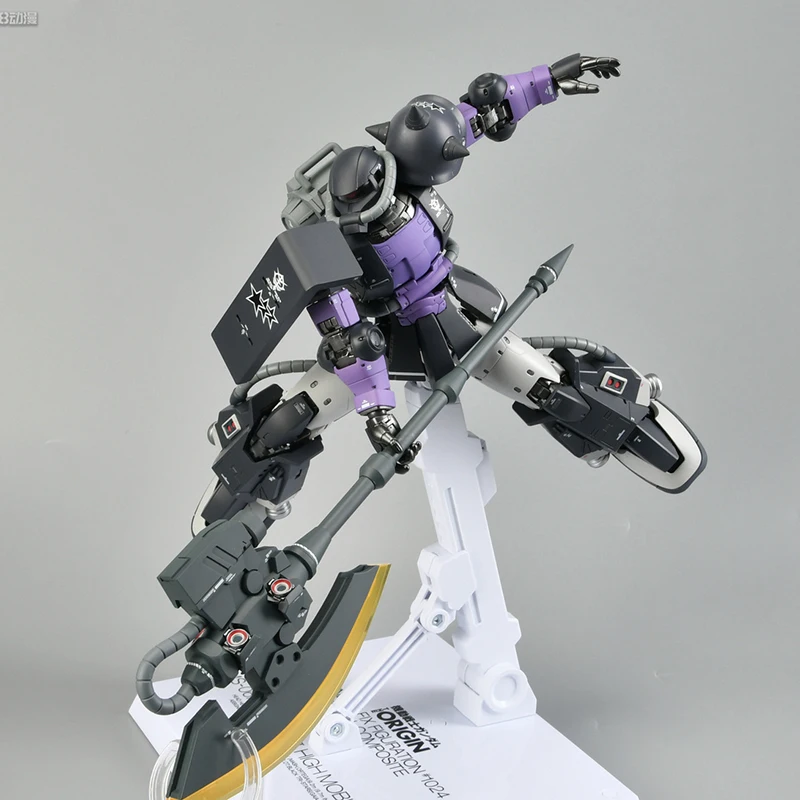 Фигурка Bandai GUNDAM FIX фигурка аниме Женская Zaku2 черная искусственная Сборная модель