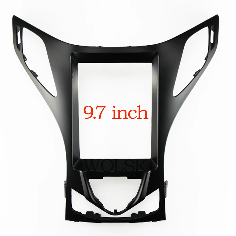 

WQLSK автомобильная рамка, лицевой адаптер, декодер Tesla Style, Android, радио, аудиосистема приборной панели, комплект панели для Hyundai Azera 2011-2012