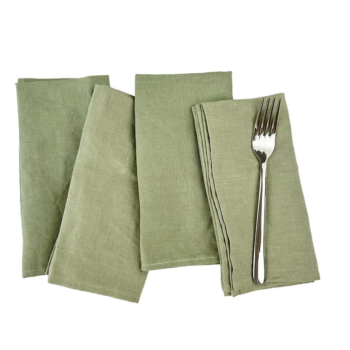 

4Pcs 30x45cm 100% Pure Linen Napkins Classical Restaurant Wedding Dinner Pure Linen Custom Home Solid Color Table Napkin