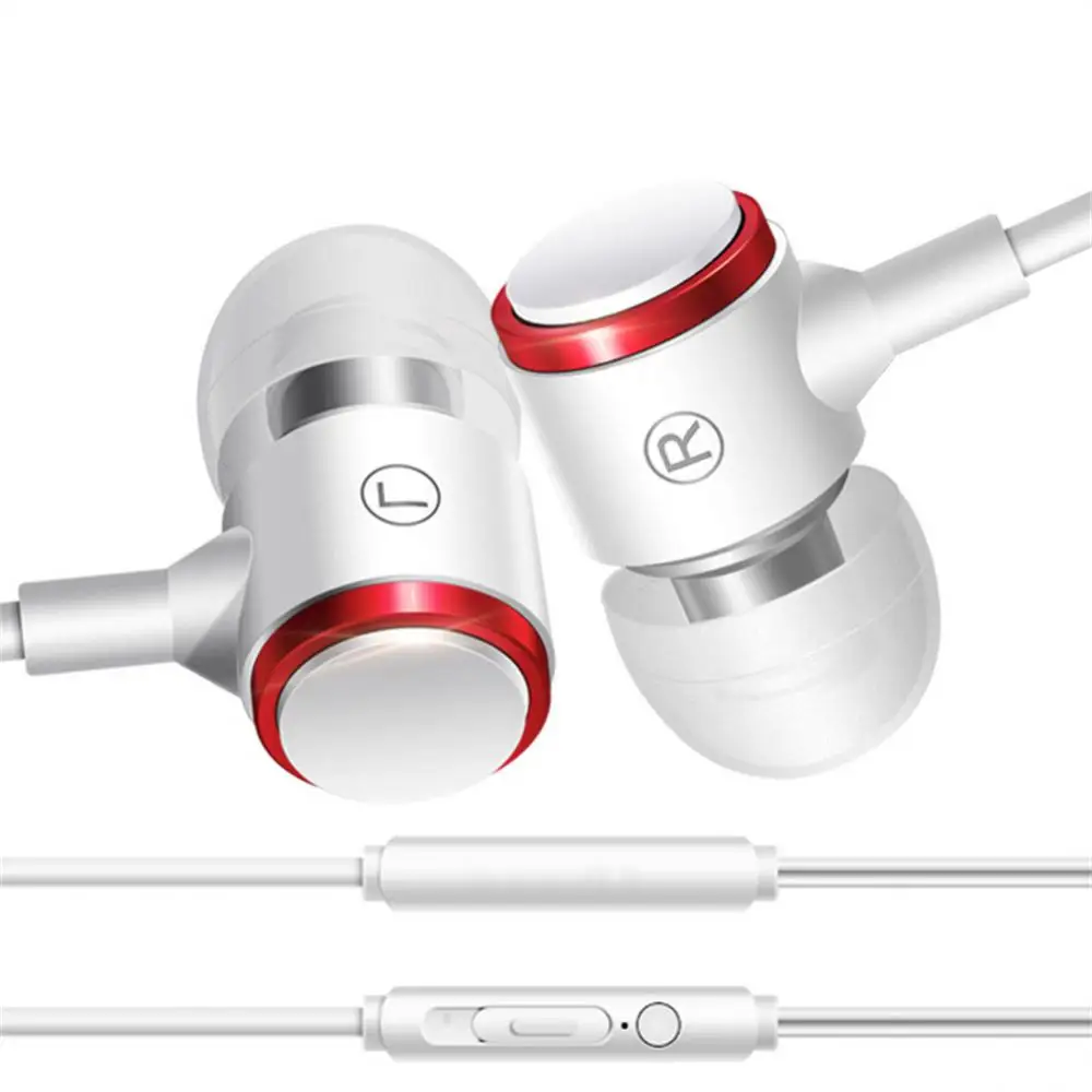 

Wire-controlled Wired Headset Heavy Bass E3 Earphone Portable In-ear Noise Reduction Game Headset Round Hole Earphone Universal