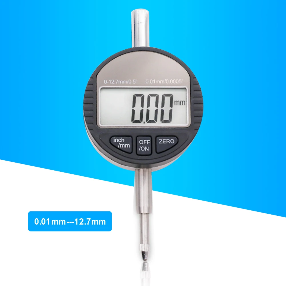 

0.001mm Electronic Micrometer 0.00005" Digital Dial Indicator 0.001mm 0-12.7mm/1inch Test Indicators Electronic Indicator Gauge