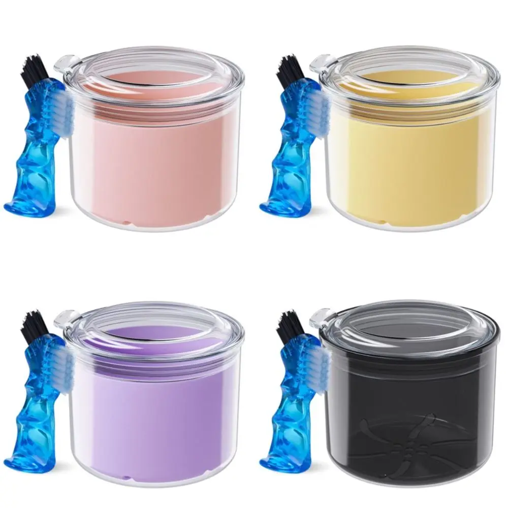 Пурпурная чашка для протезов с щеткой вместительный стакан новый материал