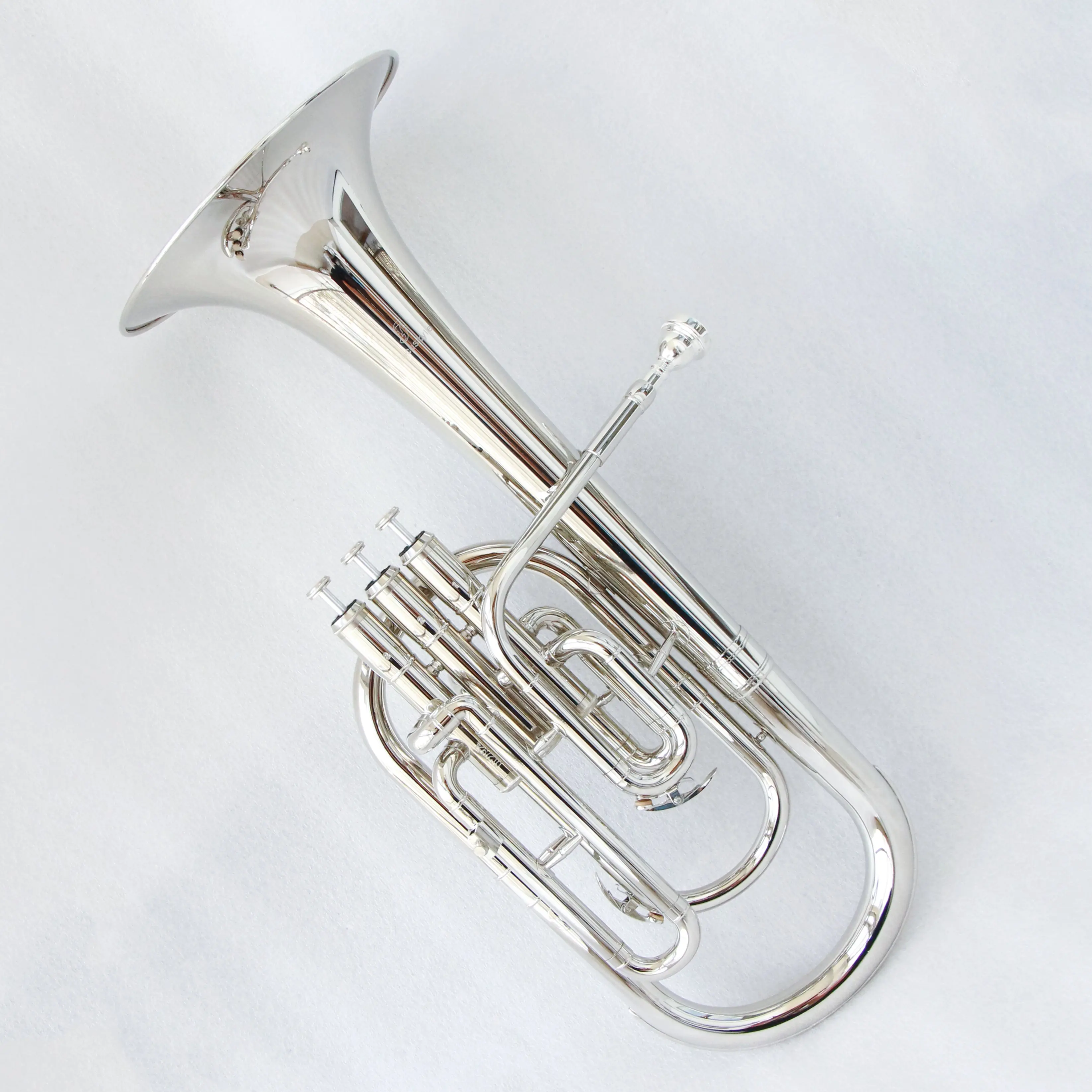 

High level Chinese horn for sale factory direct supply high quality tenor horn exquisite nickel plated alto horn
