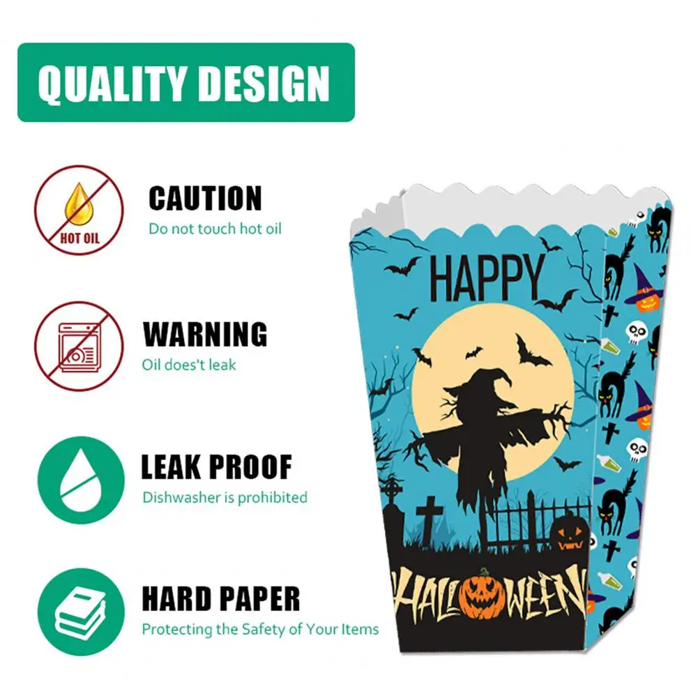 Держатель для попкорна и конфет на Хэллоуин детей