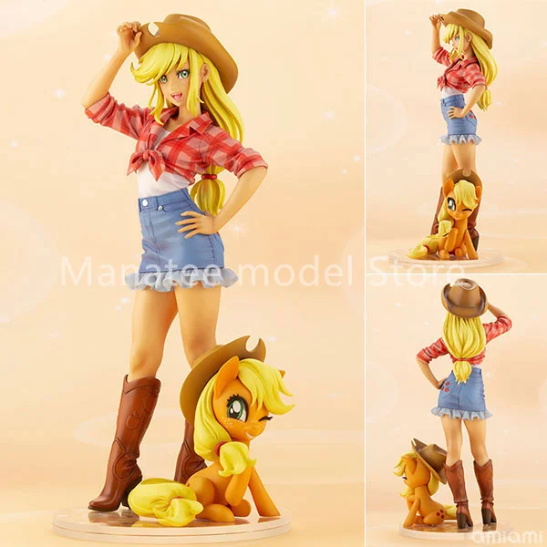Фото Kotobukiya оригинальная MY LITTLE PONY Bishoujo Applejack 1/7 ПВХ фигурка аниме модель игрушки коллекция кукла подарок №1
