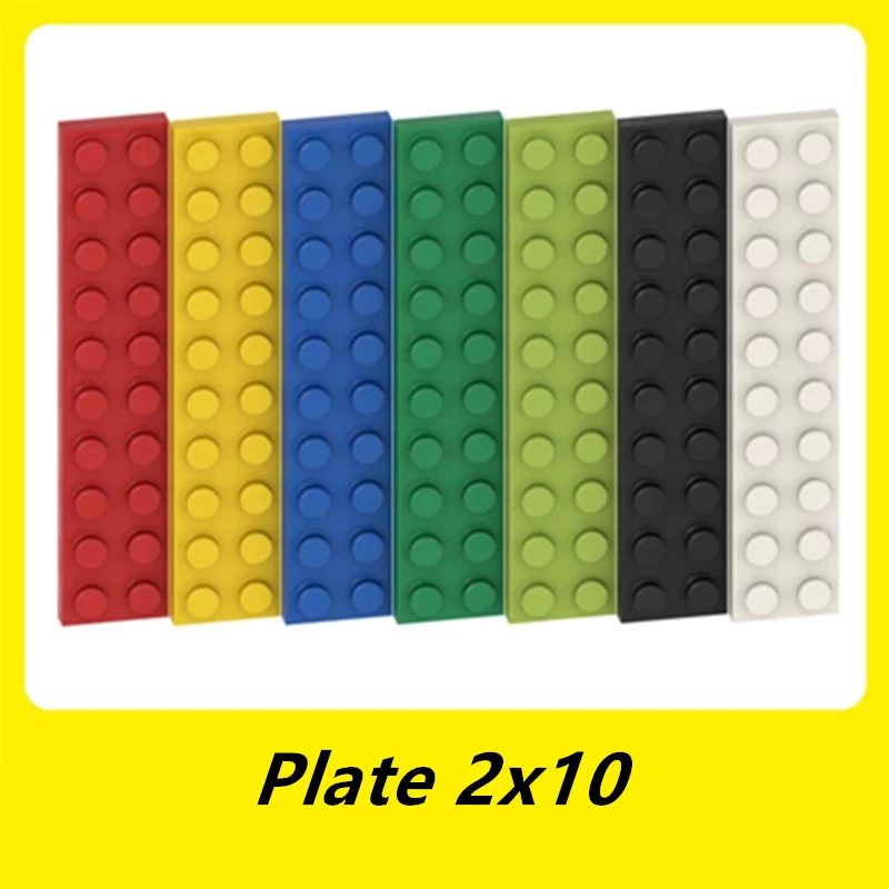 Фото 28 шт. пластина 2x10 точек, совместимая 3832, самоблокирующиеся кирпичи, строительные блоки, игрушки, аксессуары №2