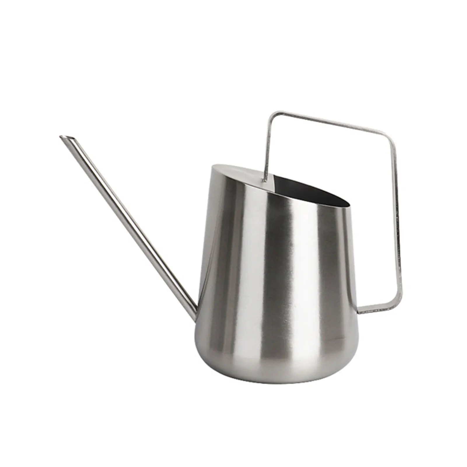 

800ml Patio Gardening Tools Large Capacity Easy Clean Stainless Steel Watering Can Home Garden With Long Spout For Indoor Plants