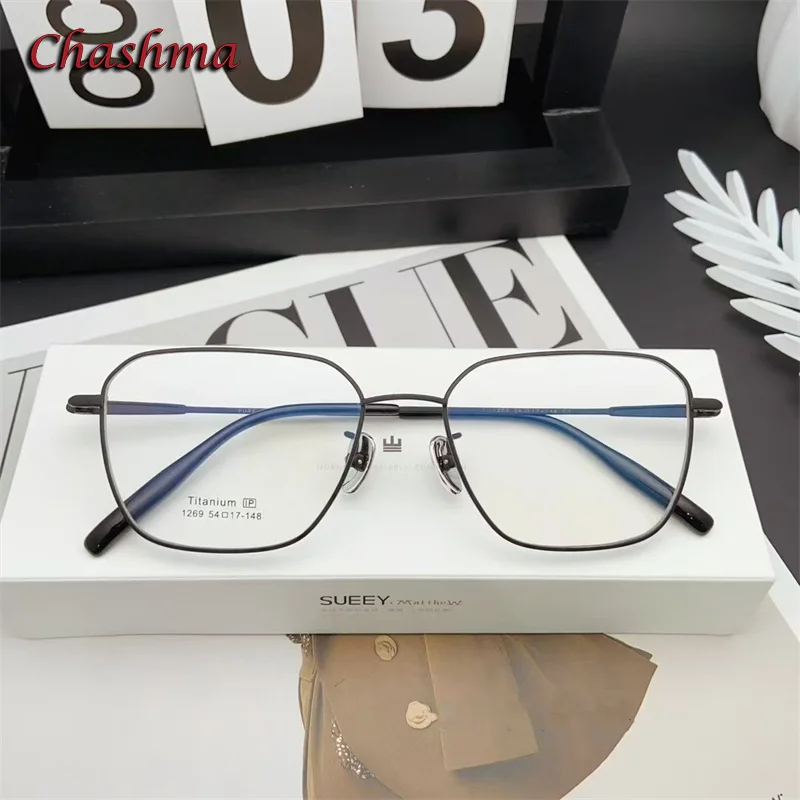 Женские очки Chashma из титана с защитой от синего света