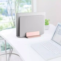 for laptops under 17 3 inchdouble vertical laptop stand aluminium portable adjustable desktop notebook mount support holder 202