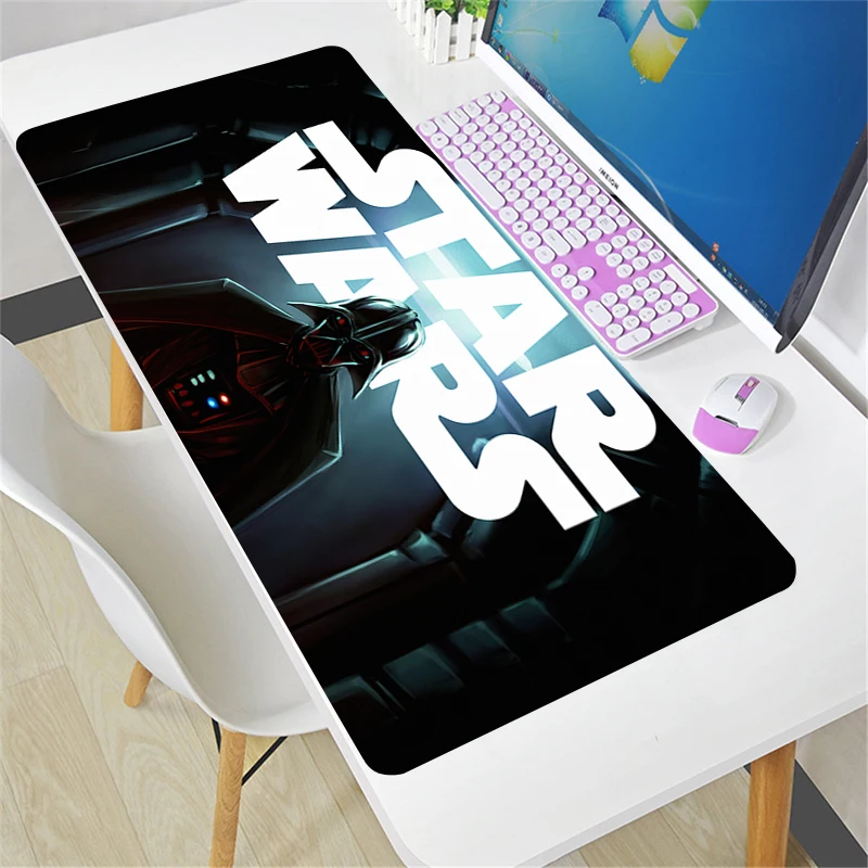 

Gaming Mouse Pad Darth Vader Star Wars Game Mats Computer Desk Accessories 900x400 Anti-skid Cool Laptop Mousepad Keyboard Mat