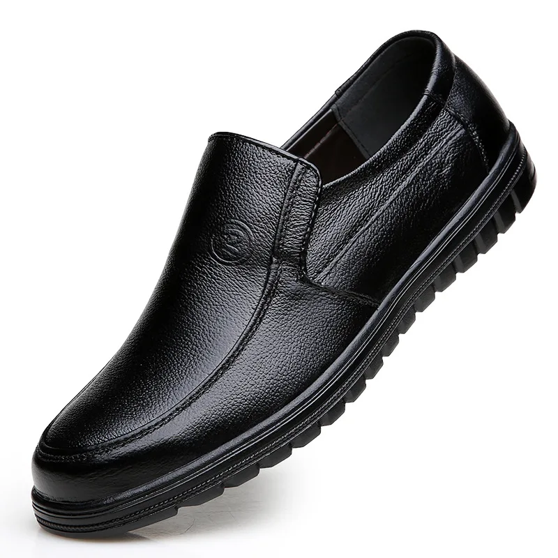 

Summer comfortable Slip-On Genuine leather Loafers For Men Shoes Moccasins office Business Dress formal Male shoes985