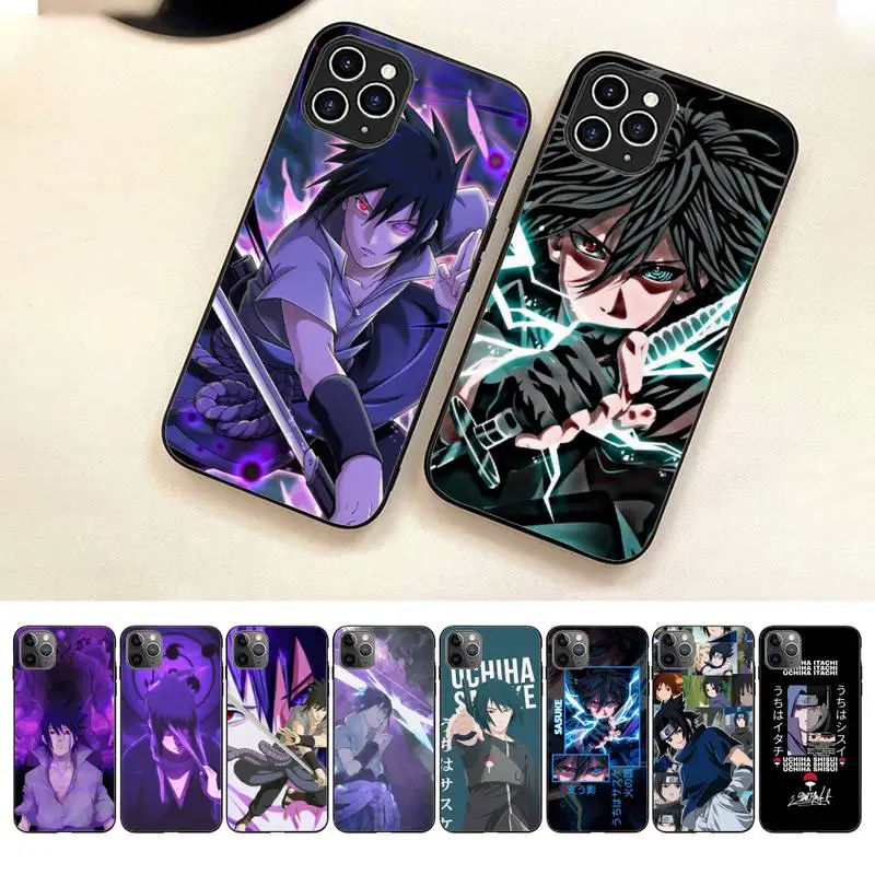 

Anime N-Naruto U-Uchiha Sasukes Phone Case For Iphone 7 8 Plus X Xr Xs 11 12 13 Se2020 Mini Mobile Iphones 14 Pro Max Case