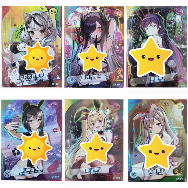 

Goddess Story Girls' Party Rare Card Sp Swimsuit Kochiya Sanae Flash Card Acg Sexy Kawaii Anime Game Collection Cards Gift Toys