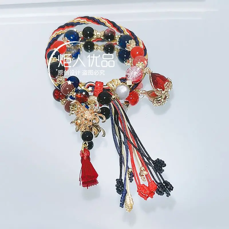 Браслеты Honkai со звездами и рейками браслет с бусинами для женщин топаз модные