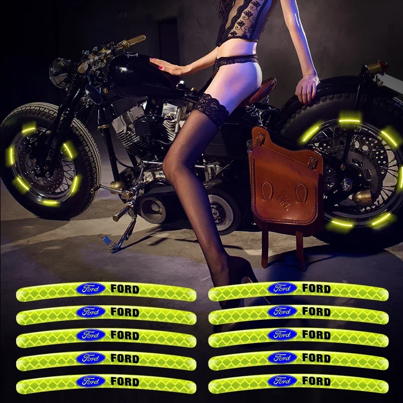 Светоотражающие наклейки на ступицу колеса автомобиля предупреждающие