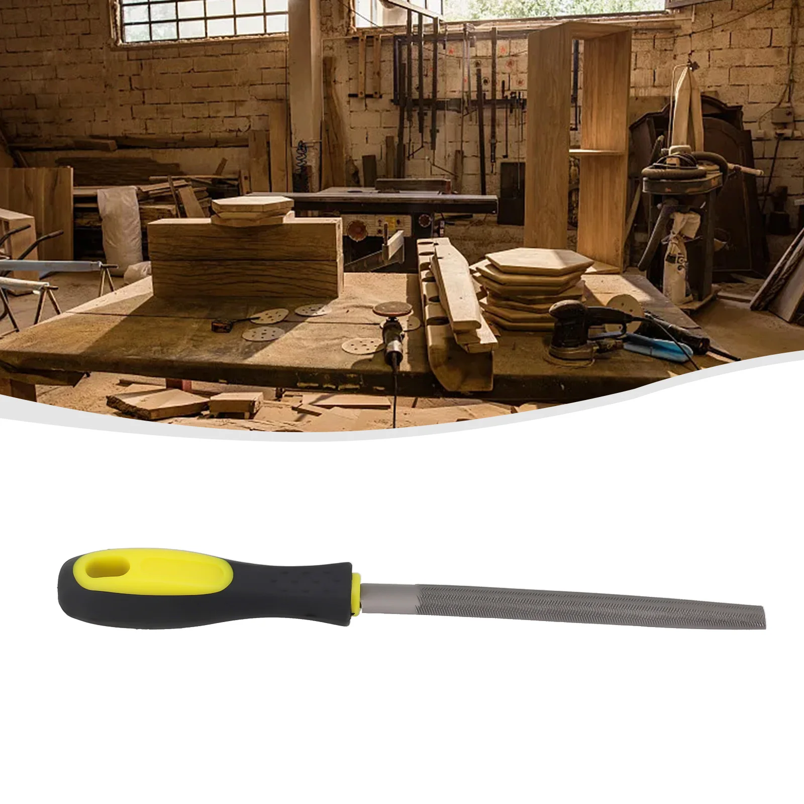 Деревянный рашпиль стальной напильник металл со средними зубьями