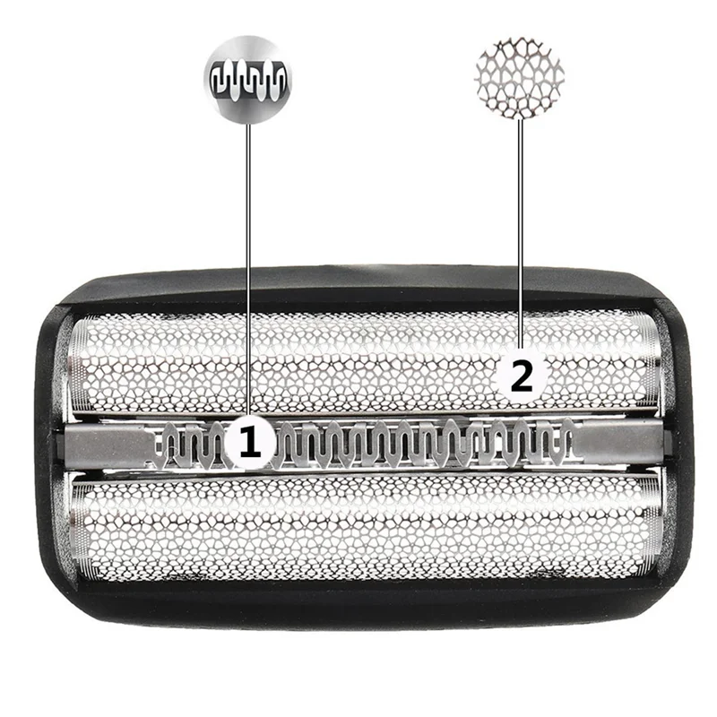 Лезвие 30B для Braun 310 5742 5743 195 197S 199 FIX400 4735 4736 4737 Сменная сетчатая крышка бритвы черная
