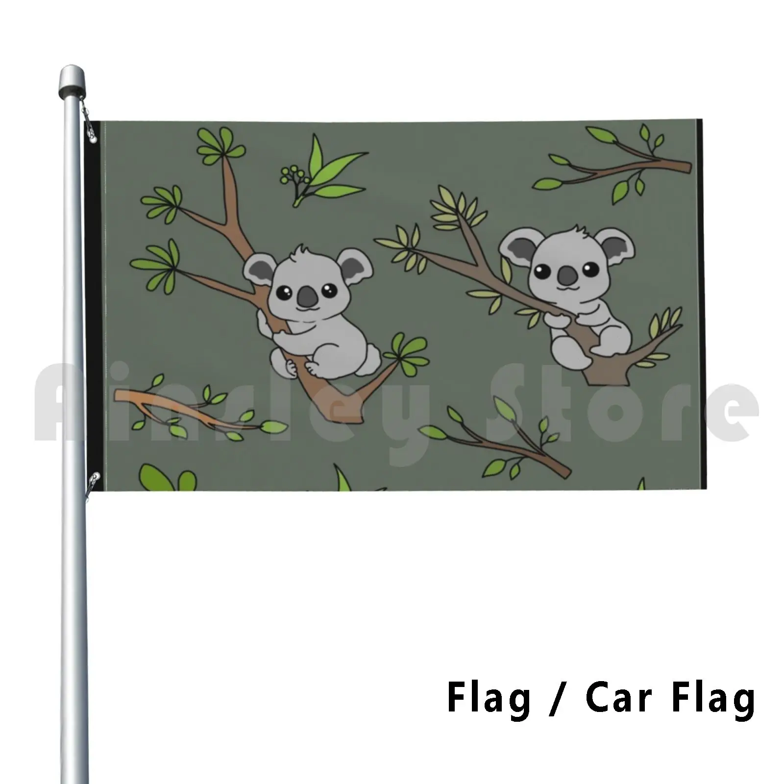 Koala Bear Eucalyptus Australia Koala Outdoor Decor Flag Car Flag Australia Australia Australia Australia Souvenir