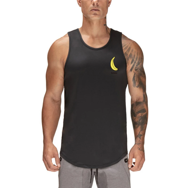 

New Arrivals Bodybuilding stringer tank top man Mesh Gym sleeveless shirt men Running Vest Singlet sportswear workout tanktop