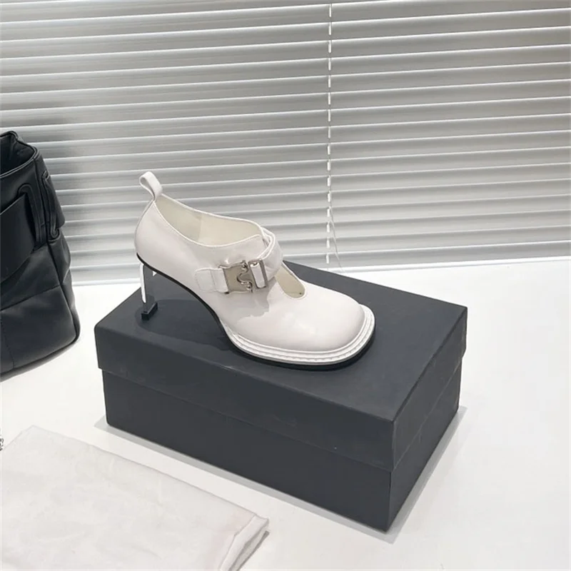 

Mary Jean Shoes Brand Trendy Women Buckle Strap High Heels Female High Quality Cute Lolita Shoes New Ladies Office Party Pumps