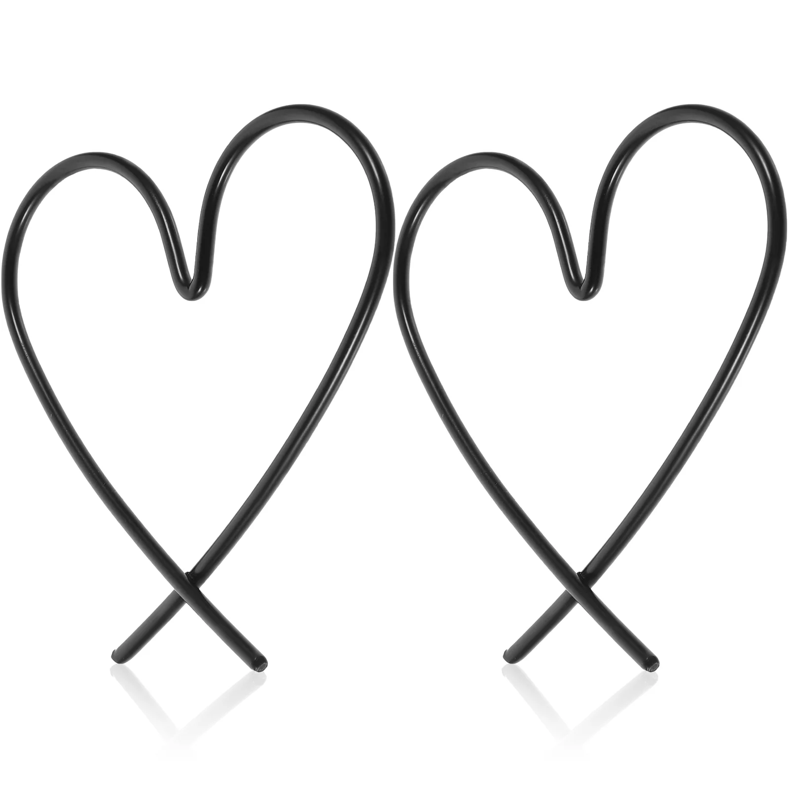 

2pcs Metal Heart Wire Decorations Heart Wall Decors Love Heart Wall Ornaments
