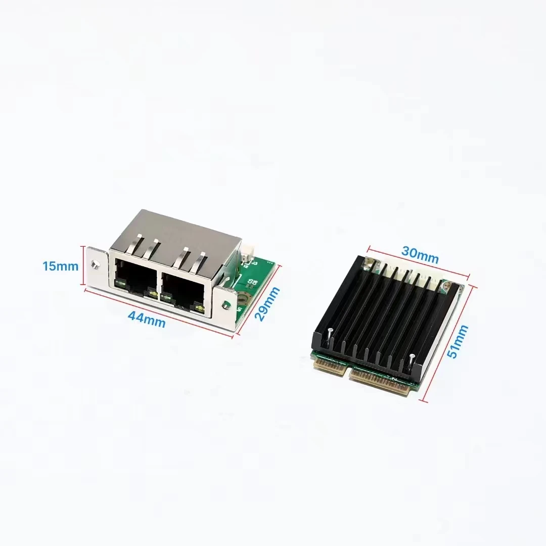 MINI PCIE 1G LAN-карта двойной порт RJ45 промышленный сервер 10/100 Мбит/с гигабитный
