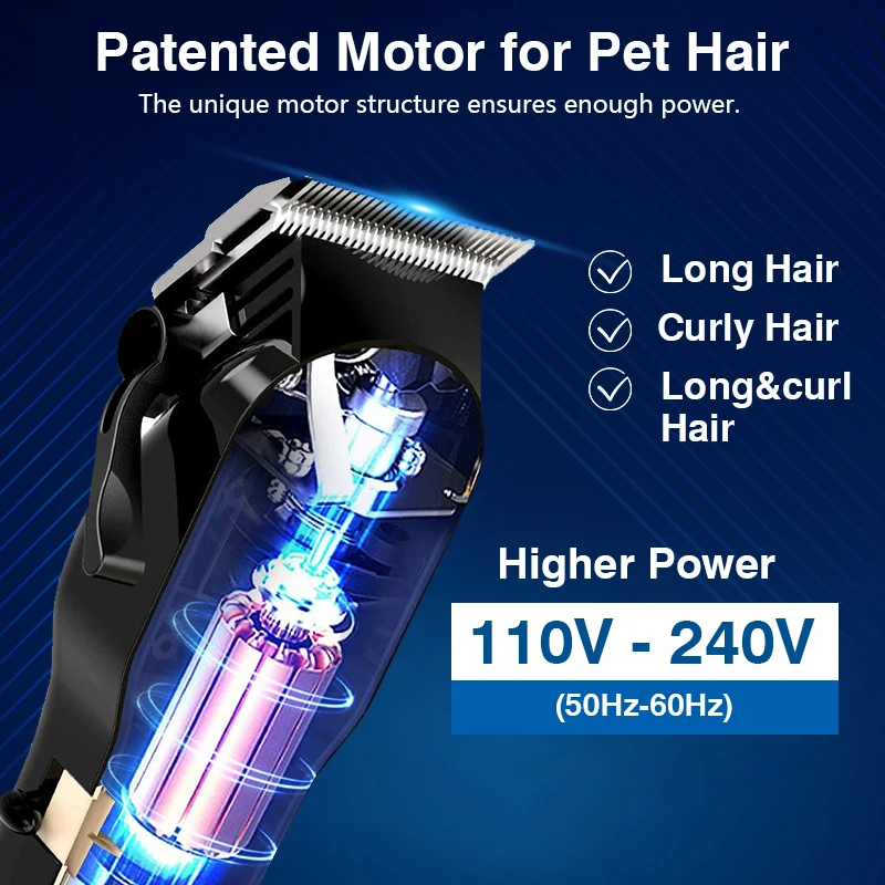 Машинка для стрижки домашних животных roдэнни набор ухода за шерстью триммер