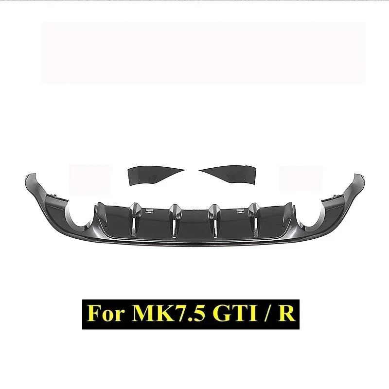 

Диффузор для заднего бампера автомобиля Volkswagen Golf 7,5 GTI MK7.5 GTI TCR, задний боковой разветвитель, спойлер для MK7.5 Golf 7.5 Standard
