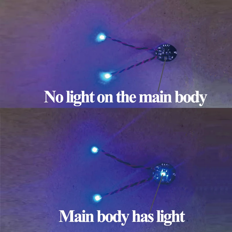 

Car Up To Hand-operated Plus Lamp Toy Lighting Refitted Lamp Magnet Control Diy Wireless Led Lamp Model Toy Red Ice Blue Green