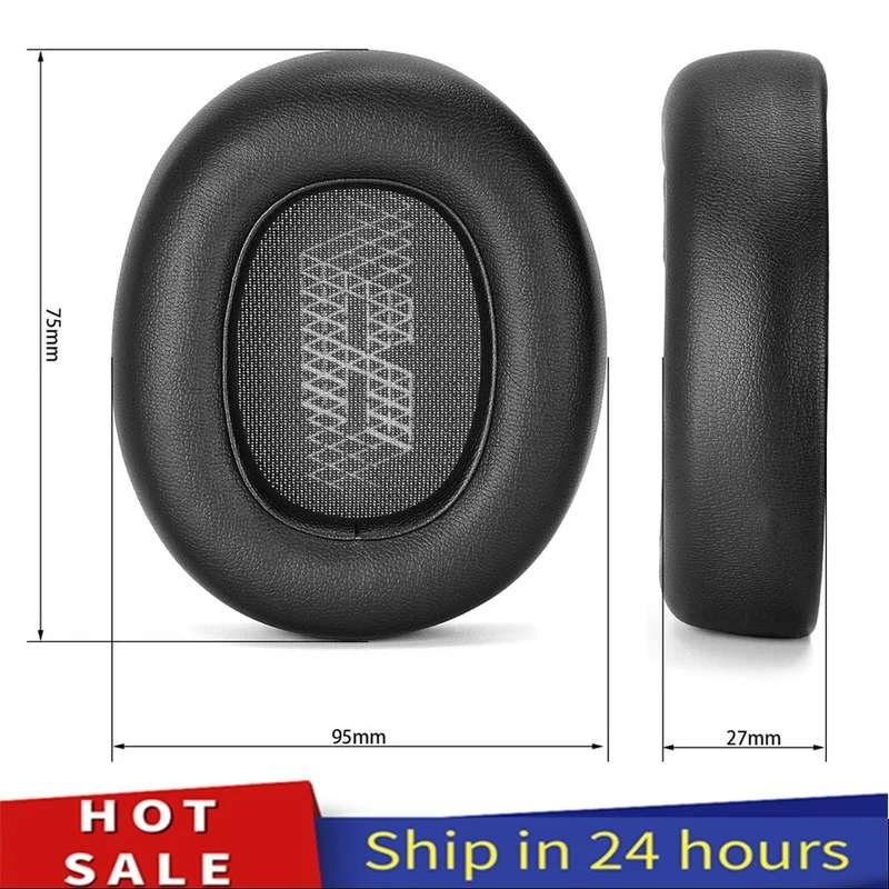 

Replacement Earpads For JBL LIVE650BTNC Headphones Integrated Plastic Buckle Ear Pads Replacement Cushion