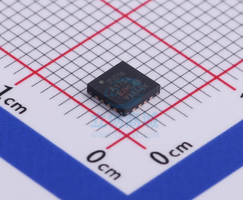

100% New Original PIC16F1704-E/ML Package QFN-16 New Original Genuine Microcontroller (MCU/MPU/SOC) IC Chi