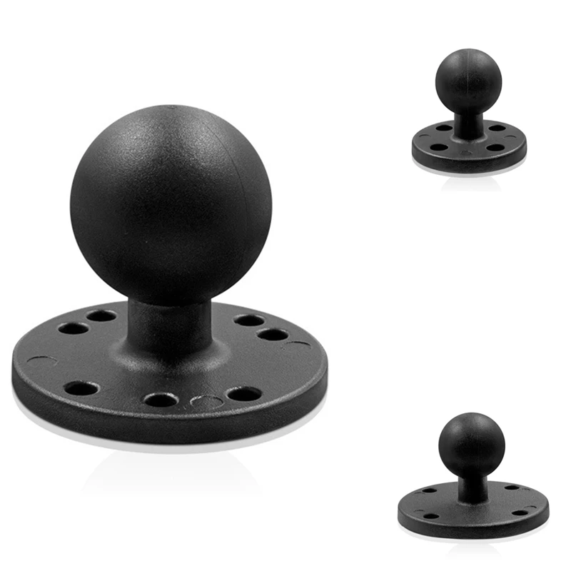 

Aluminum Round Mounting Base With Rubber Ball Head Motorcycle Mounting Base For Phone Gopro Camera
