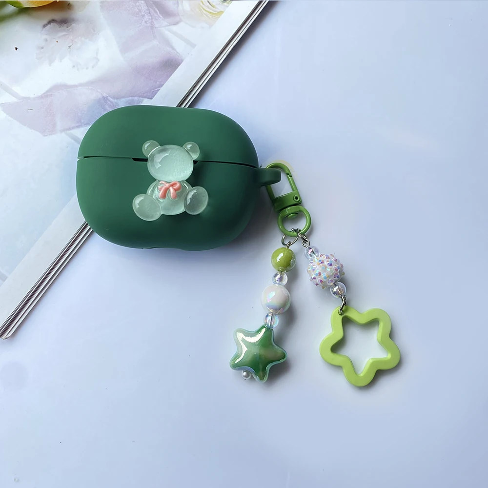 Для anker Soundcore Liberty 4 NC чехол мультяшный/цветочный силиконовый для наушников с