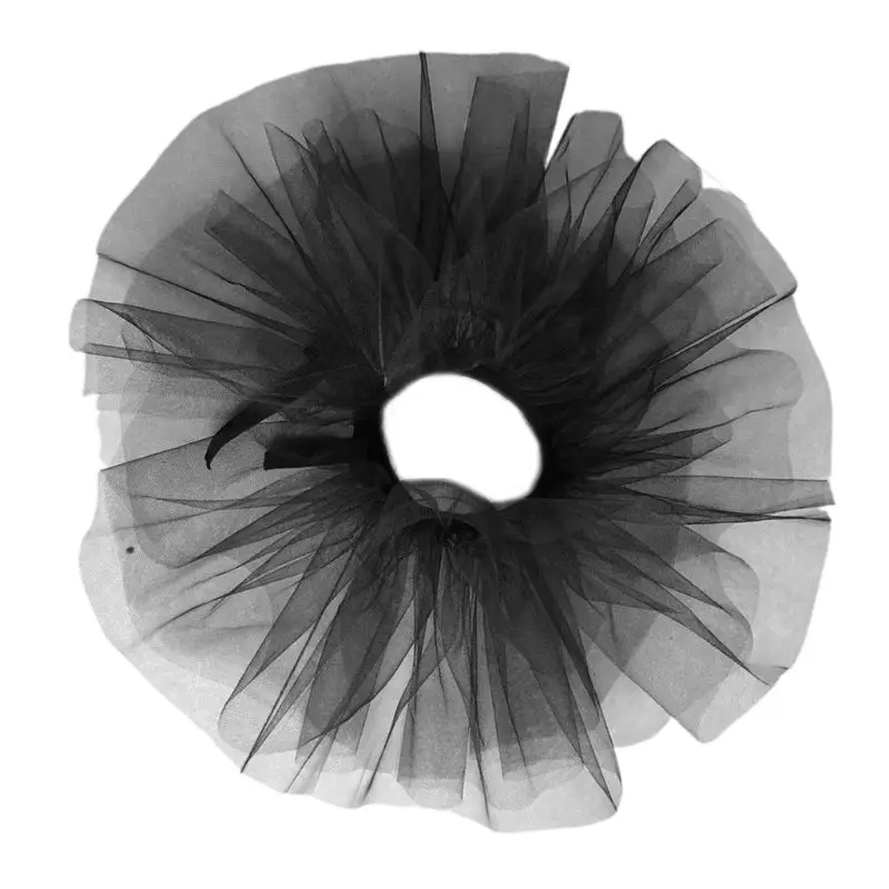 

Women Vintage Mesh Neck Ruff Detachable Tulle Ruffle Collar Victorian Halloween Cosplay Costume Clown Choker