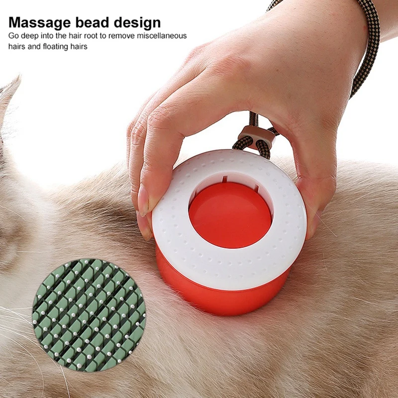 

Pet Dog Hair Brush Cat Comb Grooming And Care Cat Brush Comb For Long Hair Dog Pet Removes Hair Cleaning Bath Brush Dog Supplies