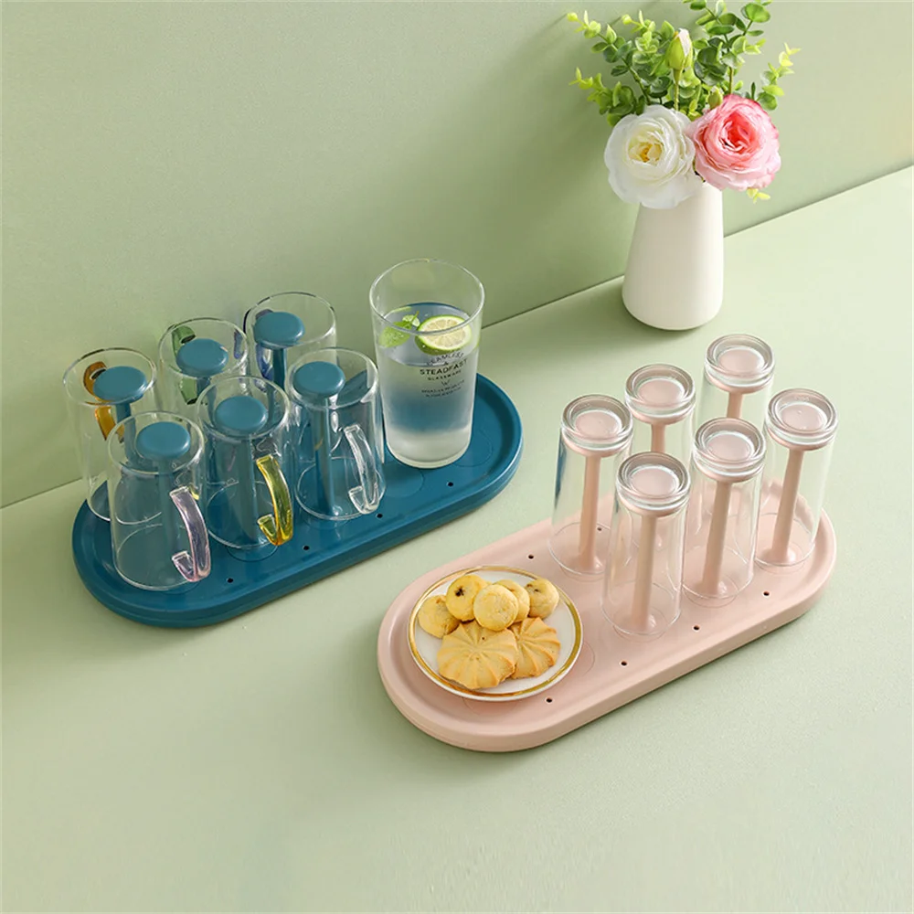 

Mugs Cups Organizer Extended Cup Stem Design Suitable for Most Cups