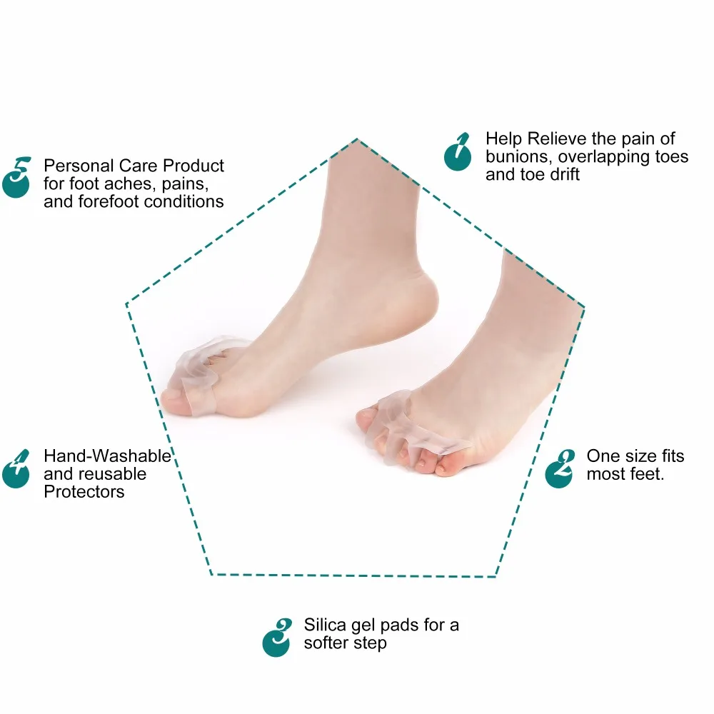 Ортопедические Изделия для пальцев ног гелевый разделитель растягиватель