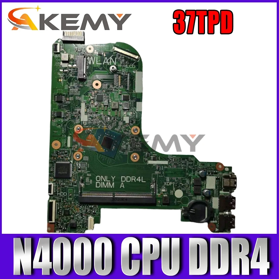 

Akemy 37TPD 17831-1 motherboard with N4000 CPU DDR4 For Dell lnspiron 3473/3573 laptop mainboard motherboard tested 100% OK