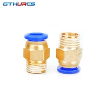 pneumatic quick connector thread female air fitting 1pcs pc 4 6 8 10 12mm hose tube pipe 18 38 12 14