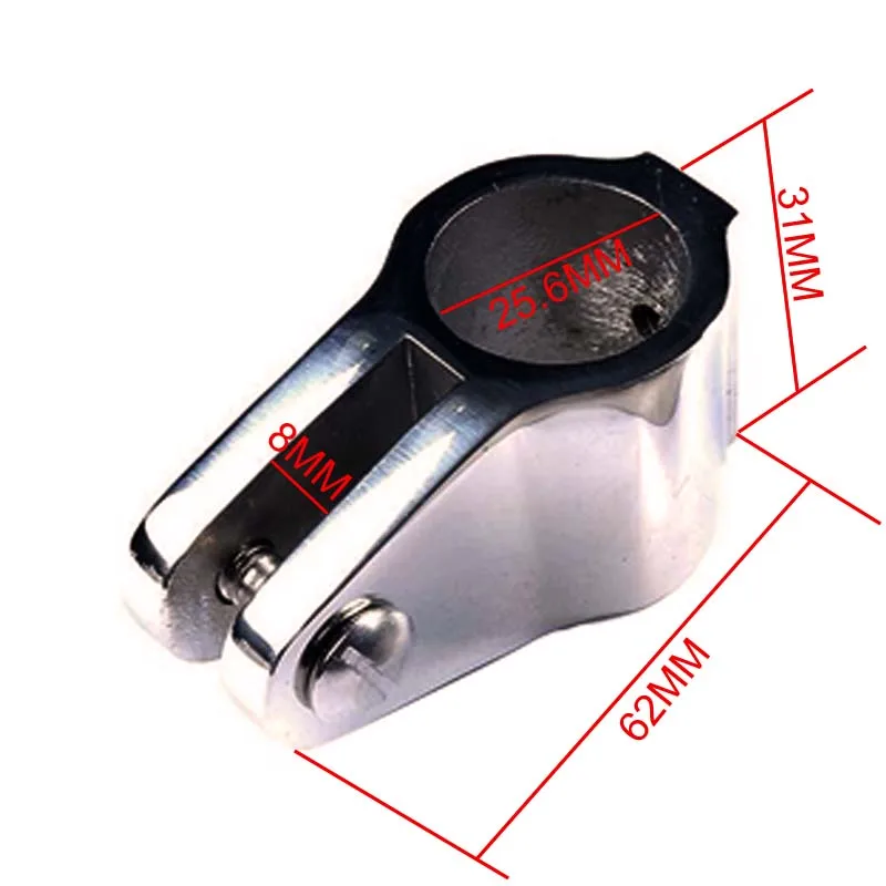 Сверхмощная скользящая насадка 1 дюйм для навеса верхняя из нержавеющей стали 25