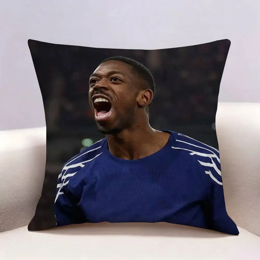 Футбольная наволочка Ousmane D-Dembele с двусторонним принтом, наволочка с принтом для гостиной, чехол для диванной подушки (art.: 3920dbb2dbdc7) - 3920dbb2dbdc7