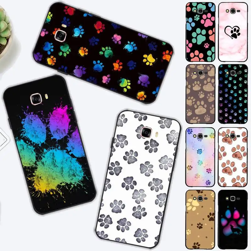

Dog Paw Phone Case for Samsung J 2 3 4 5 6 7 8 prime plus 2018 2017 2016 core