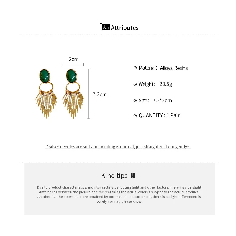 NISHIZAWA средневековый стиль полимерные серьги с кисточками индивидуальный дизайн